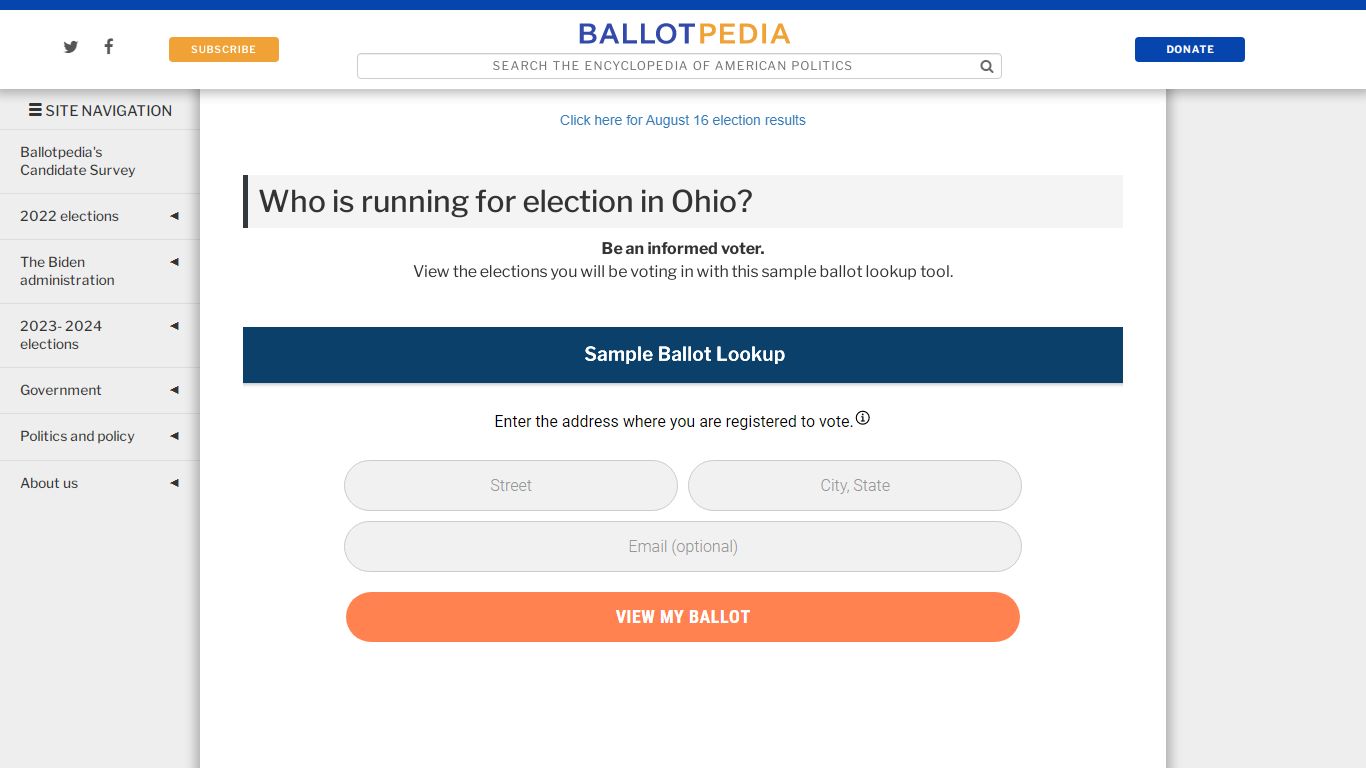 Allen County Sample Ballot (Ohio) - Ballotpedia